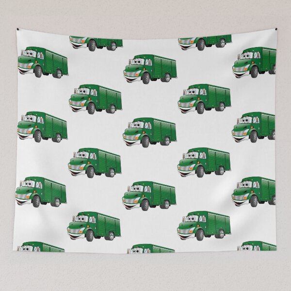 Item preview, Green  Beverage Truck Cartoon designed and sold by ca-rlyneder.