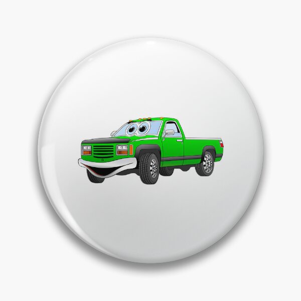 Item preview, Green Pick Up Truck Cartoon designed and sold by ca-rlyneder.