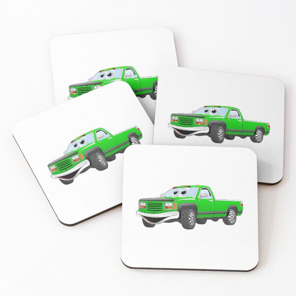 Item preview, Green Pick Up Truck Cartoon designed and sold by ca-rlyneder.