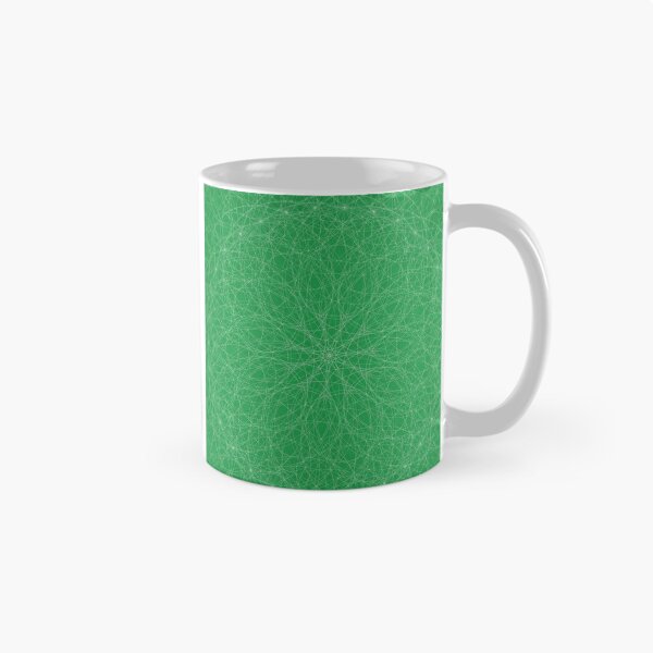 Item preview, Emerald Green Starburst Mandala with Fine Linework designed and sold by tryandplay.
