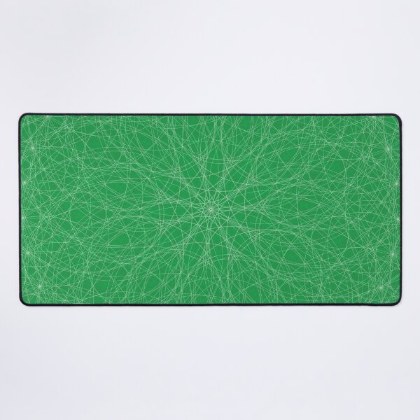 Item preview, Emerald Green Starburst Mandala with Fine Linework designed and sold by tryandplay.