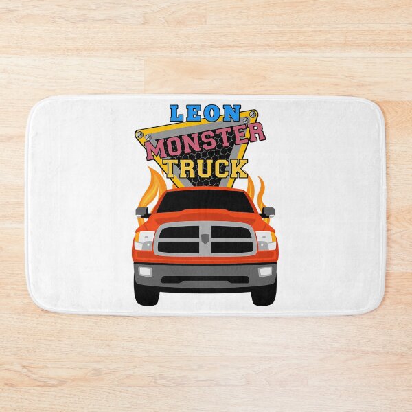 Item preview, Leon Name With Monster Truck designed and sold by ca-rlyneder.