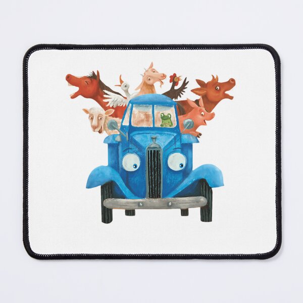Item preview, Little Blue Truck With Farm Animals Classic Illustration designed and sold by ca-rlyneder.
