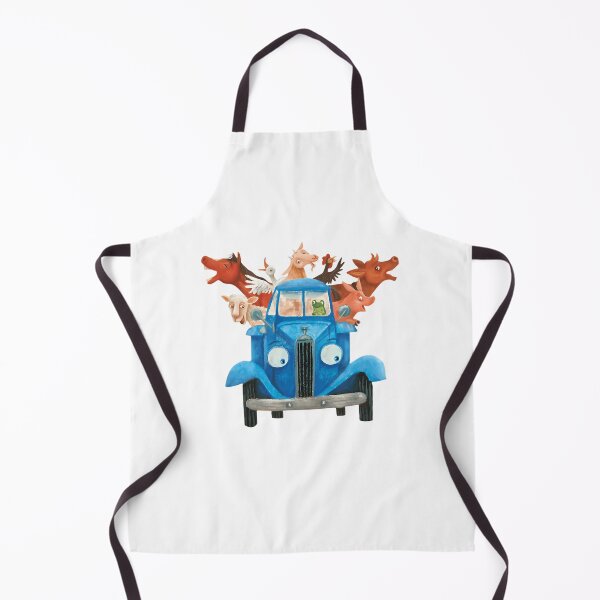 Item preview, Little Blue Truck With Farm Animals Classic Illustration designed and sold by ca-rlyneder.