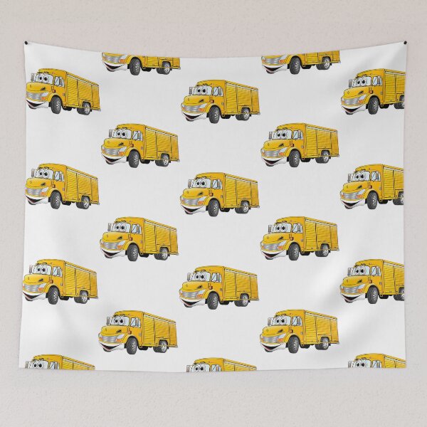 Item preview, Yellow  Beverage Truck Cartoon designed and sold by ca-rlyneder.