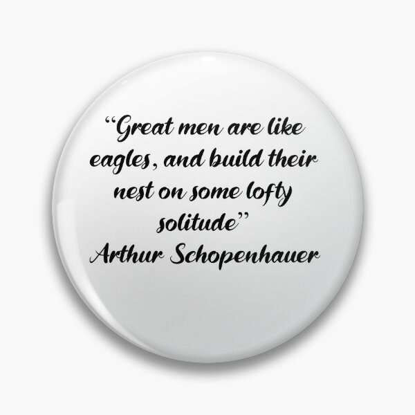 Item preview, Great Men Are Like Eagles - Arthur Schopenhauer Quote designed and sold by 4ever-Undaunted.