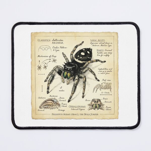 Item preview, Vintage Scientific Illustration Jumping Spider Naturalist designed and sold by Arc2020.