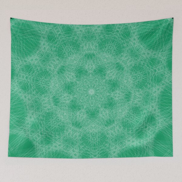 Item preview, Jade Green Mandala with Intricate Mint Geometry designed and sold by tryandplay.