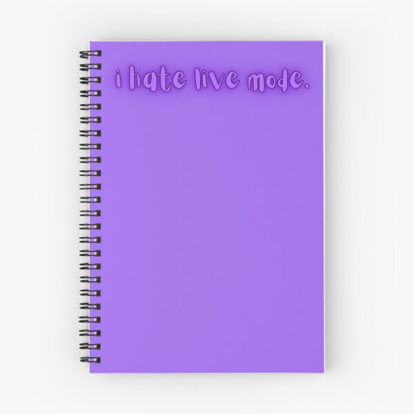 Item preview, "i hate live mode." [Purple] designed and sold by JAVbyBR.