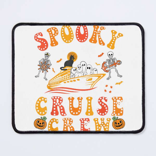 Item preview, Spooky Cruise Crew Squad Skeleton Ghost Halloween 2026 T-Shirt designed and sold by eBoy31.