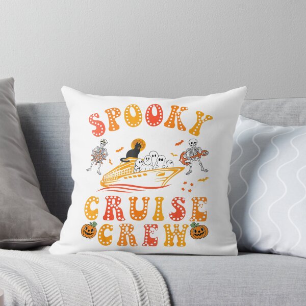 Item preview, Spooky Cruise Crew Squad Skeleton Ghost Halloween 2026 T-Shirt designed and sold by eBoy31.