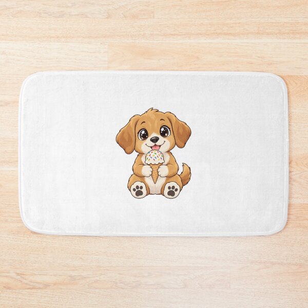 Item preview, Cute Kawaii Dog With Ice Cream designed and sold by Eternalski.