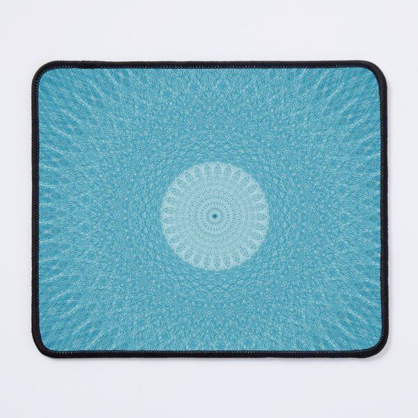 Item preview, Turquoise Blue Mandala with Radiant White Lace designed and sold by tryandplay.