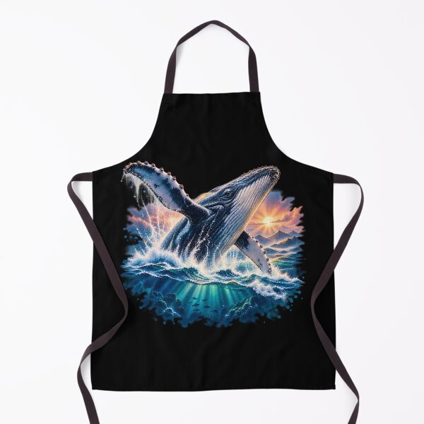 Item preview, Ocean Whale Sunset Waves designed and sold by RkskArt.