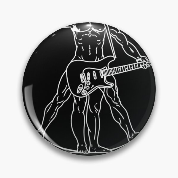 Item preview, Vitruvian man guitar music player da vinci guitarist designed and sold by ail-outfitters.