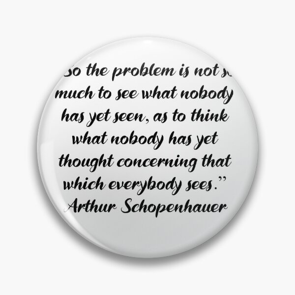 Item preview, Think What Nobody Has Thought - Arthur Schopenhauer Quote designed and sold by 4ever-Undaunted.