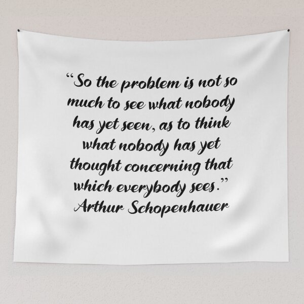 Item preview, Think What Nobody Has Thought - Arthur Schopenhauer Quote designed and sold by 4ever-Undaunted.