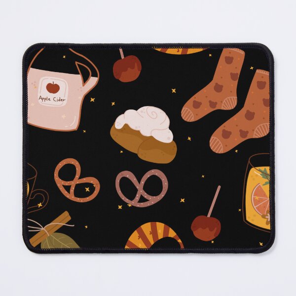 Item preview, Cozy Hygge Autumn Apple Cider Cinnamon Roll Pattern designed and sold by FestivityFinds.