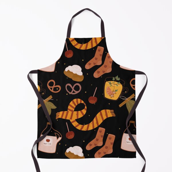 Item preview, Cozy Hygge Autumn Apple Cider Cinnamon Roll Pattern designed and sold by FestivityFinds.