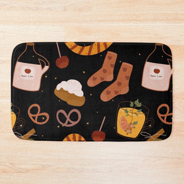 Item preview, Cozy Hygge Autumn Apple Cider Cinnamon Roll Pattern designed and sold by FestivityFinds.