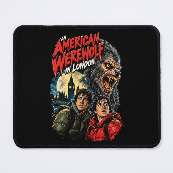 Item preview, An American Werewolf in London Vintage Horror Poster | 1980s Werewolf Movie Art designed and sold by DopeyRobot.