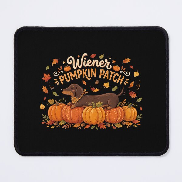 Item preview, Wiener Pumpkin Patch Cute Dachshund Fall Autumn Dog designed and sold by TeNovaStudio.
