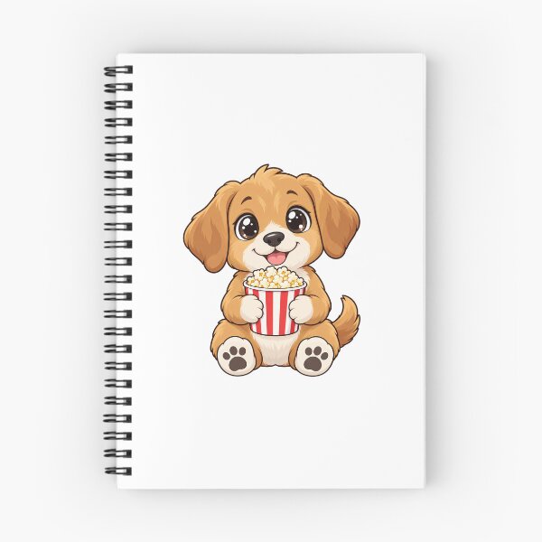 Item preview, Cute Kawaii Dog With Popcorn designed and sold by Eternalski.