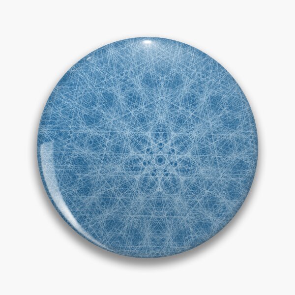 Item preview, Ocean Blue Mandala with Intricate Icy Linework designed and sold by tryandplay.