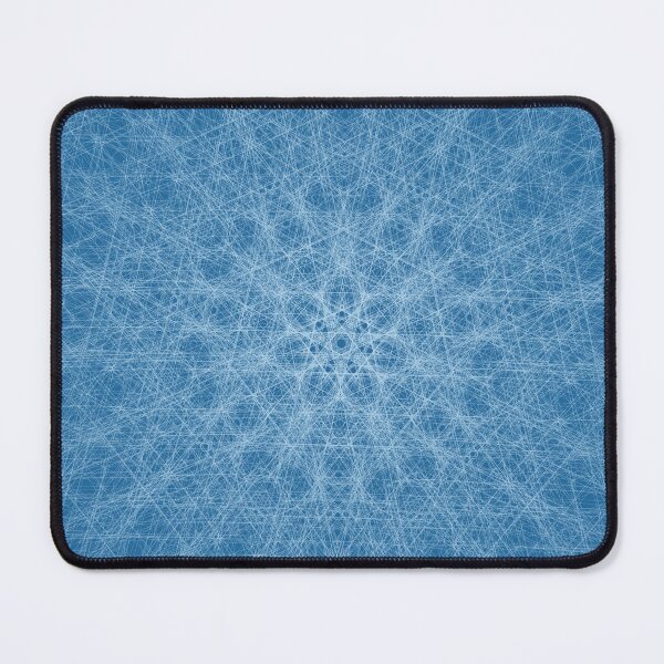 Item preview, Ocean Blue Mandala with Intricate Icy Linework designed and sold by tryandplay.