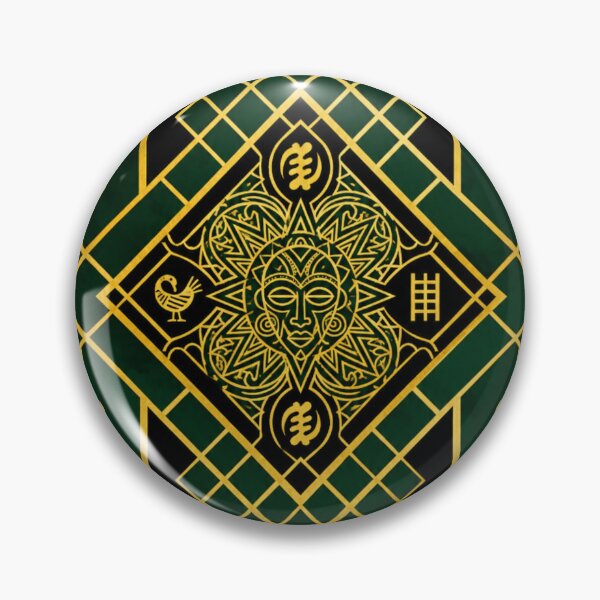 Item preview, African Art Deco | Bold Geometric African-Inspired Pattern designed and sold by BloomyBCrafts.