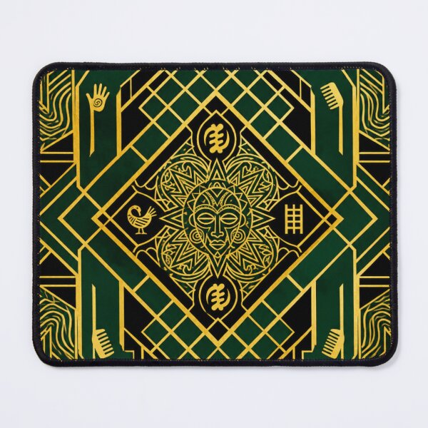Item preview, African Art Deco | Bold Geometric African-Inspired Pattern designed and sold by BloomyBCrafts.