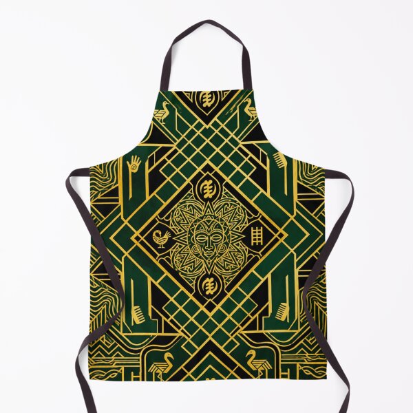 Item preview, African Art Deco | Bold Geometric African-Inspired Pattern designed and sold by BloomyBCrafts.