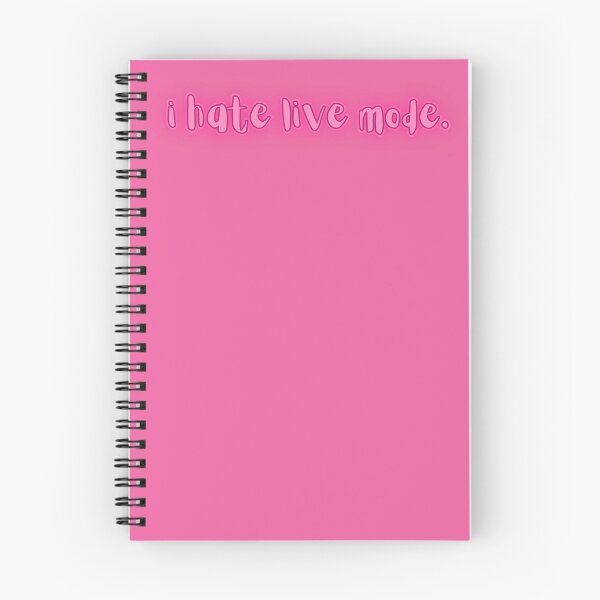 Item preview, "i hate live mode." [Pink] designed and sold by JAVbyBR.