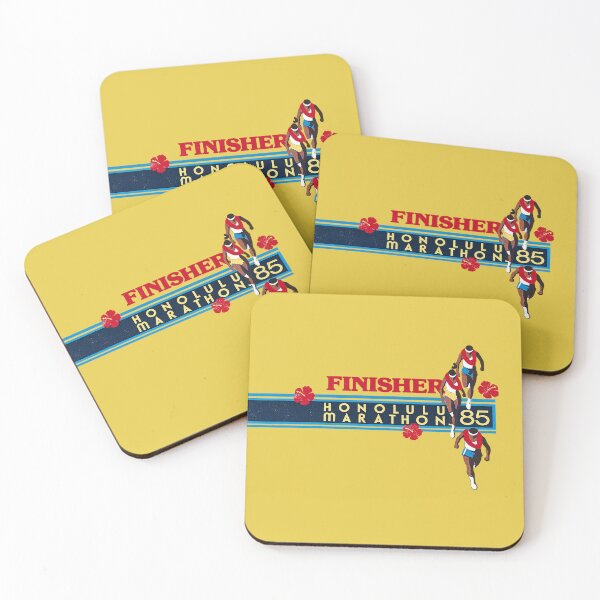Item preview, Honolulu Marathon 1985 Finisher – Retro Aloha Running designed and sold by bisha.