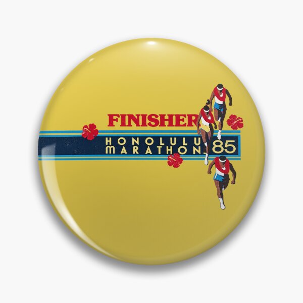 Item preview, Honolulu Marathon 1985 Finisher – Retro Aloha Running designed and sold by bisha.