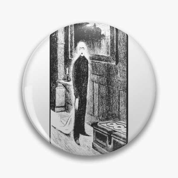 Item preview, Vintage Ghostly Tales Haunted Gothic Woodcut Plate 11 designed and sold by Antique Science Press.