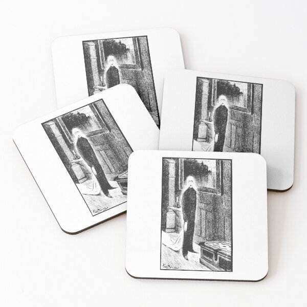 Item preview, Vintage Ghostly Tales Haunted Gothic Woodcut Plate 11 designed and sold by Antique Science Press.