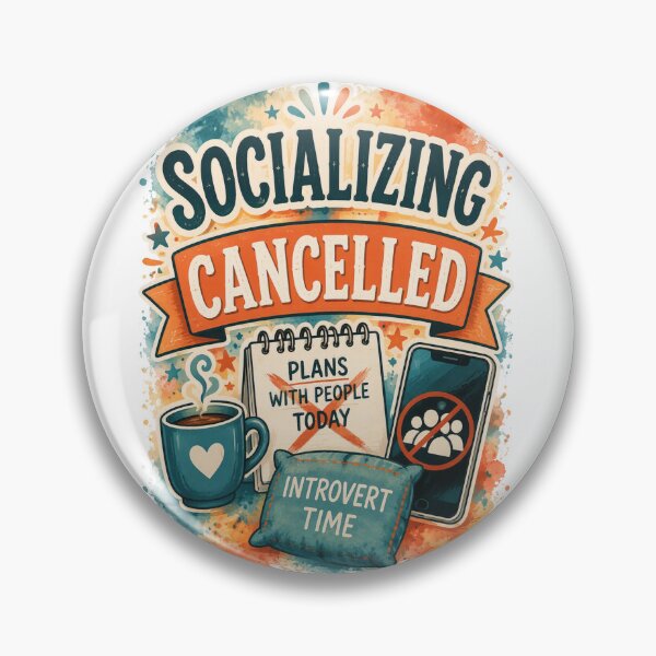 Item preview, Introvert Time Socializing Cancelled designed and sold by MarselArt.