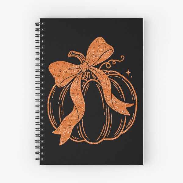 Item preview, Preppy Fall Pumpkin With Polka Dot Coquette Bow designed and sold by FreshVibe Prints.