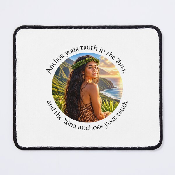 Item preview,  Hawaii Conservation Proverb - Anchor your truth in the ʻāina | Pacific Art designed and sold by ShakaLife.org.