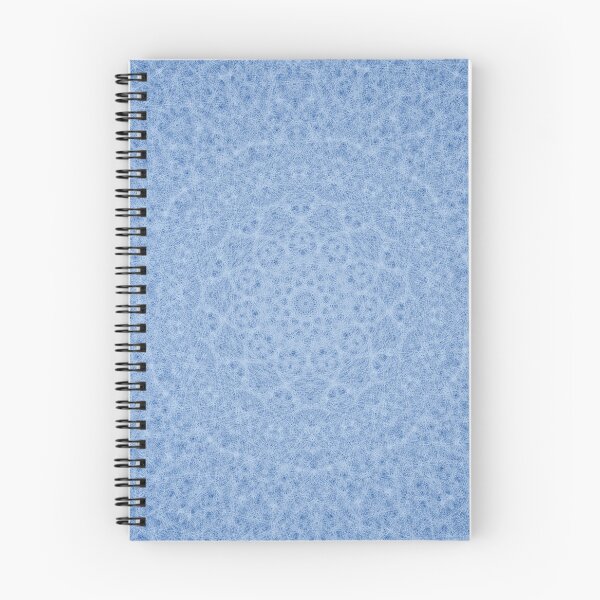 Item preview, Cornflower Blue Mandala with Delicate Frostlike Geometry designed and sold by tryandplay.
