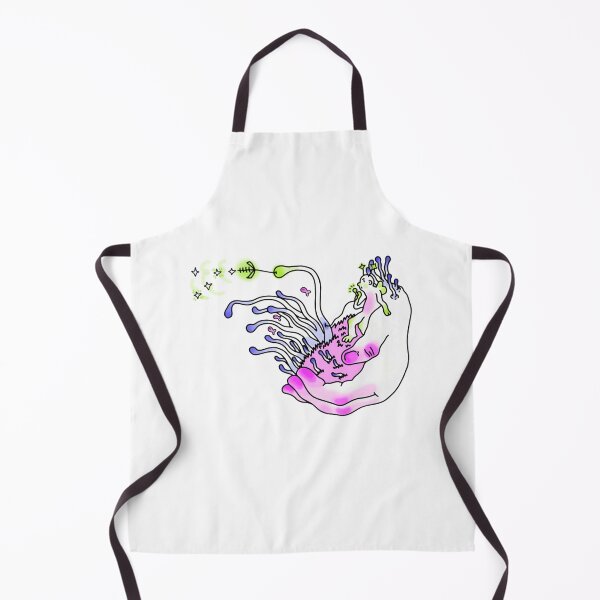 Item preview, Green Sketch Burst Abstract Pink Fluid Monster Art designed and sold by nerdherdpodcast.