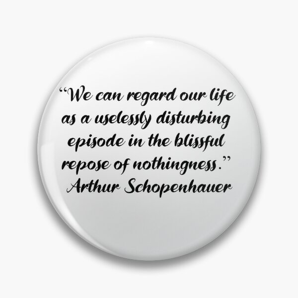 Item preview, The Blissful Repose of Nothingness - Schopenhauer Quote designed and sold by 4ever-Undaunted.