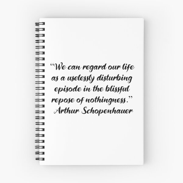 Item preview, The Blissful Repose of Nothingness - Schopenhauer Quote designed and sold by 4ever-Undaunted.