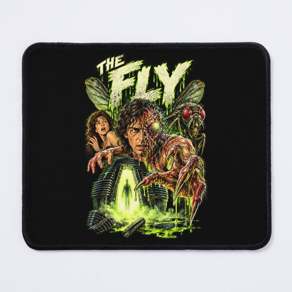 Item preview, The Fly Vintage Horror Poster | 1980s Sci-Fi Body Horror | Retro Mutation Movie Art designed and sold by DopeyRobot.