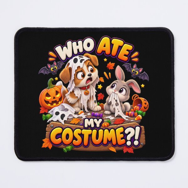 Item preview, Who Ate My Costume Funny Halloween Dog designed and sold by Yomere.