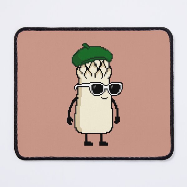 Item preview, Asparagus white Pixel with a Beret (GN) designed and sold by White Rim Mates.