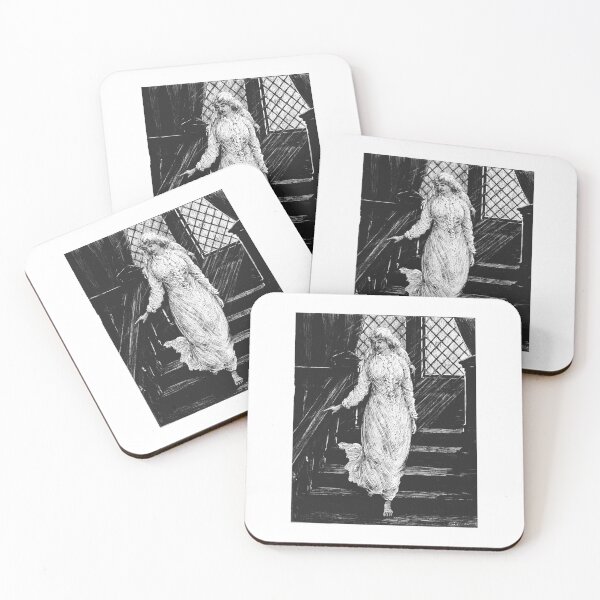 Item preview, Vintage The Haunted House Victorian Gothic Engravin Plate designed and sold by Antique Science Press.