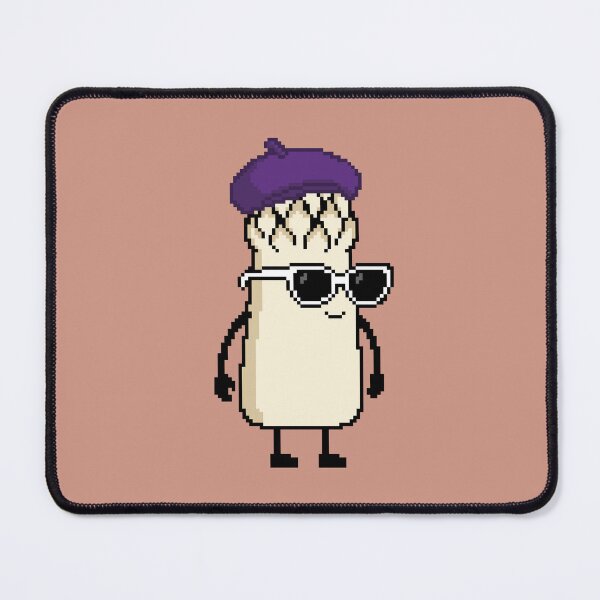 Item preview, Asparagus white Pixel with a Beret (PP) designed and sold by White Rim Mates.