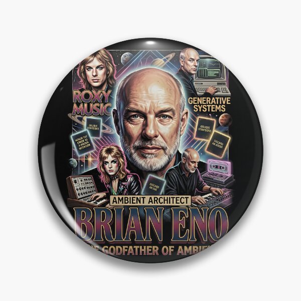 Artikelvorschau, Retro Vintage Brian Eno entworfen und verkauft von Fillinheart.